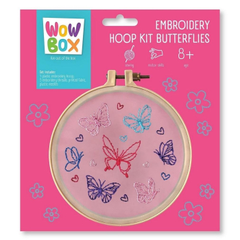 Wow Box. Zestaw do haftowania Motylki